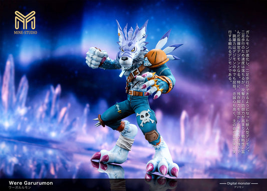 [Pre-Order] Mine Studio - Statue - Digimon - Perfect Level #3 WereGarurumon