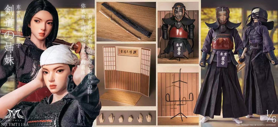 [Pre-Order] YMTOYS - Action Figure - Original - Kendo Girl Ikawa Hoshiko & Tama Tsuru (Licensed)