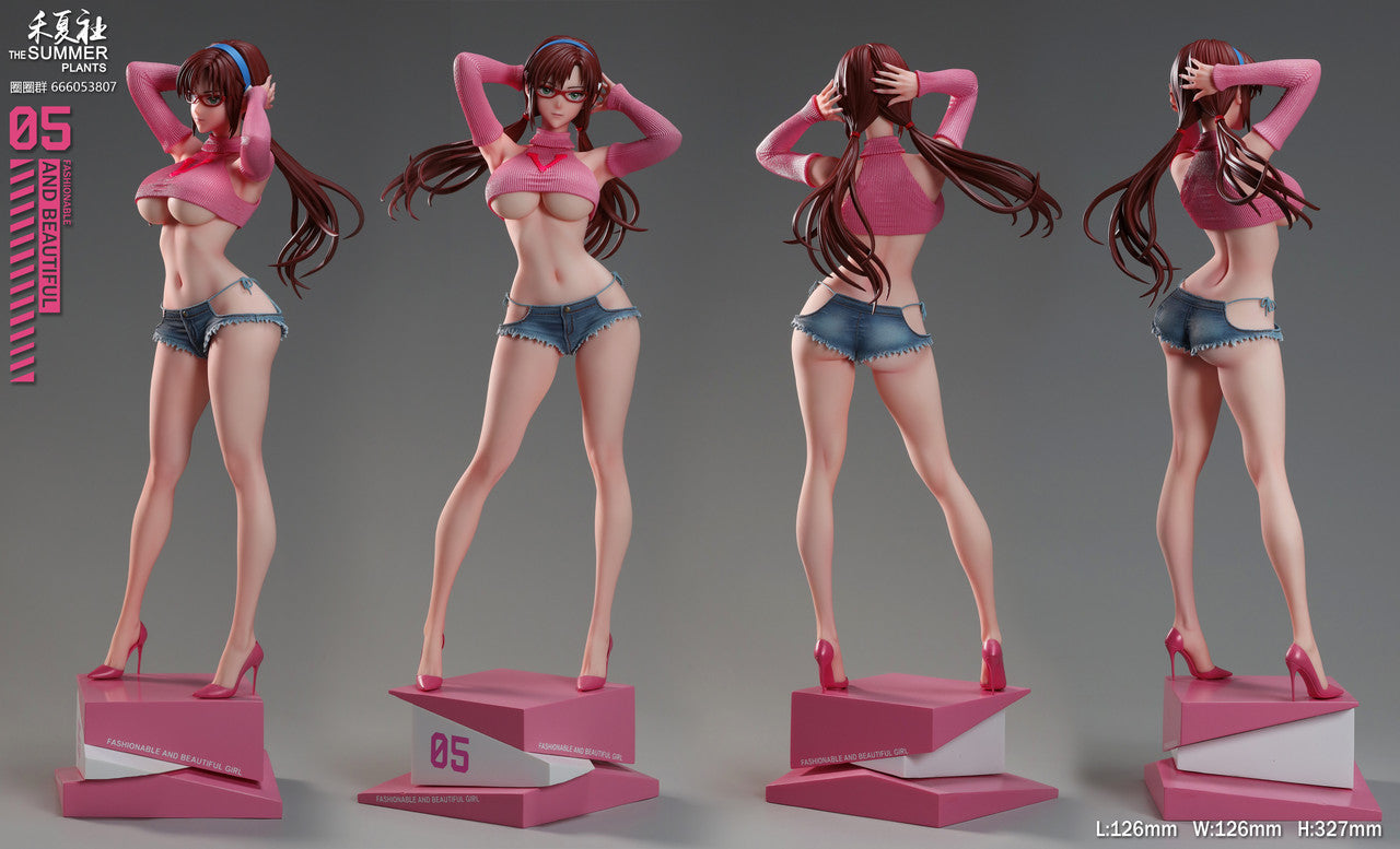 [Pre-Order] THE SUMMER PLANTS Studio - Statue - Summer Girlfriend Series Classmate Mari Makinami Illustrious - Neon Genesis Evangelion