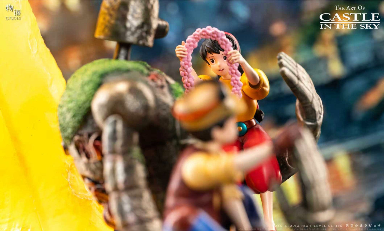 [Pre-Order] Wu Yu Studio - Statue - Castle in the Sky - Embrace of Love Laputian Robo X Sheeta X Pazu