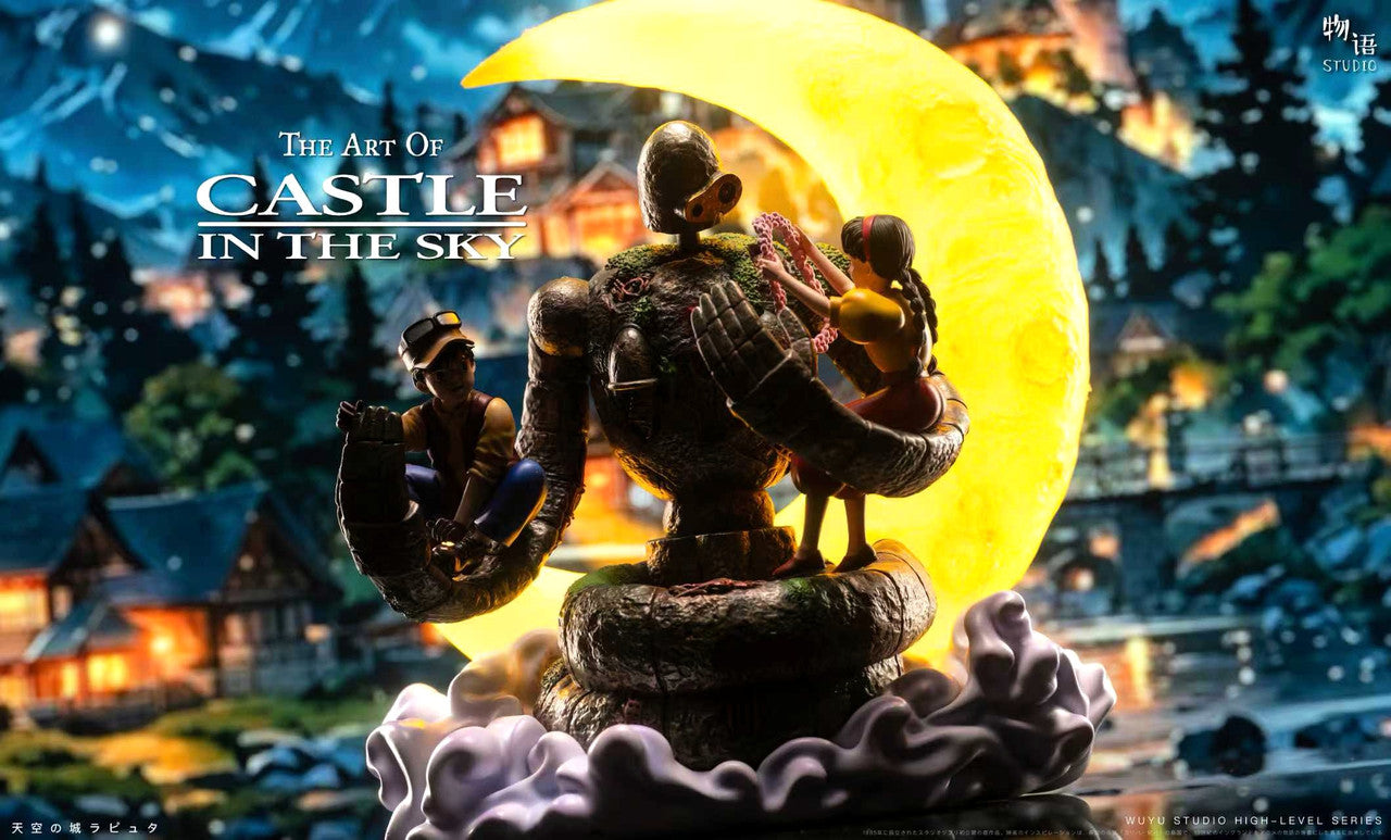 [Pre-Order] Wu Yu Studio - Statue - Castle in the Sky - Embrace of Love Laputian Robo X Sheeta X Pazu