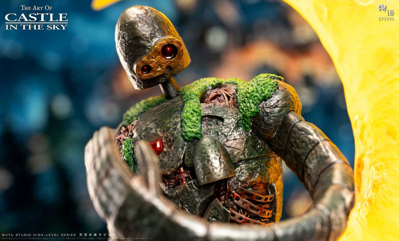 [Pre-Order] Wu Yu Studio - Statue - Castle in the Sky - Embrace of Love Laputian Robo X Sheeta X Pazu