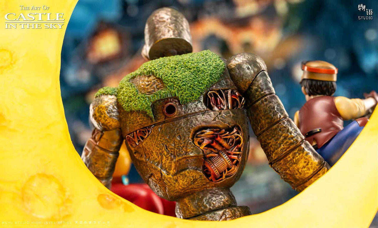 [Pre-Order] Wu Yu Studio - Statue - Castle in the Sky - Embrace of Love Laputian Robo X Sheeta X Pazu