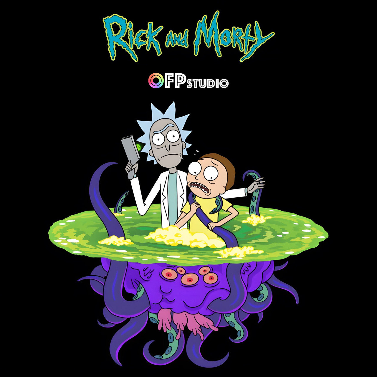 [Pre-Order] OFP Studio - Statue - Rick X Morty - Rick and Morty