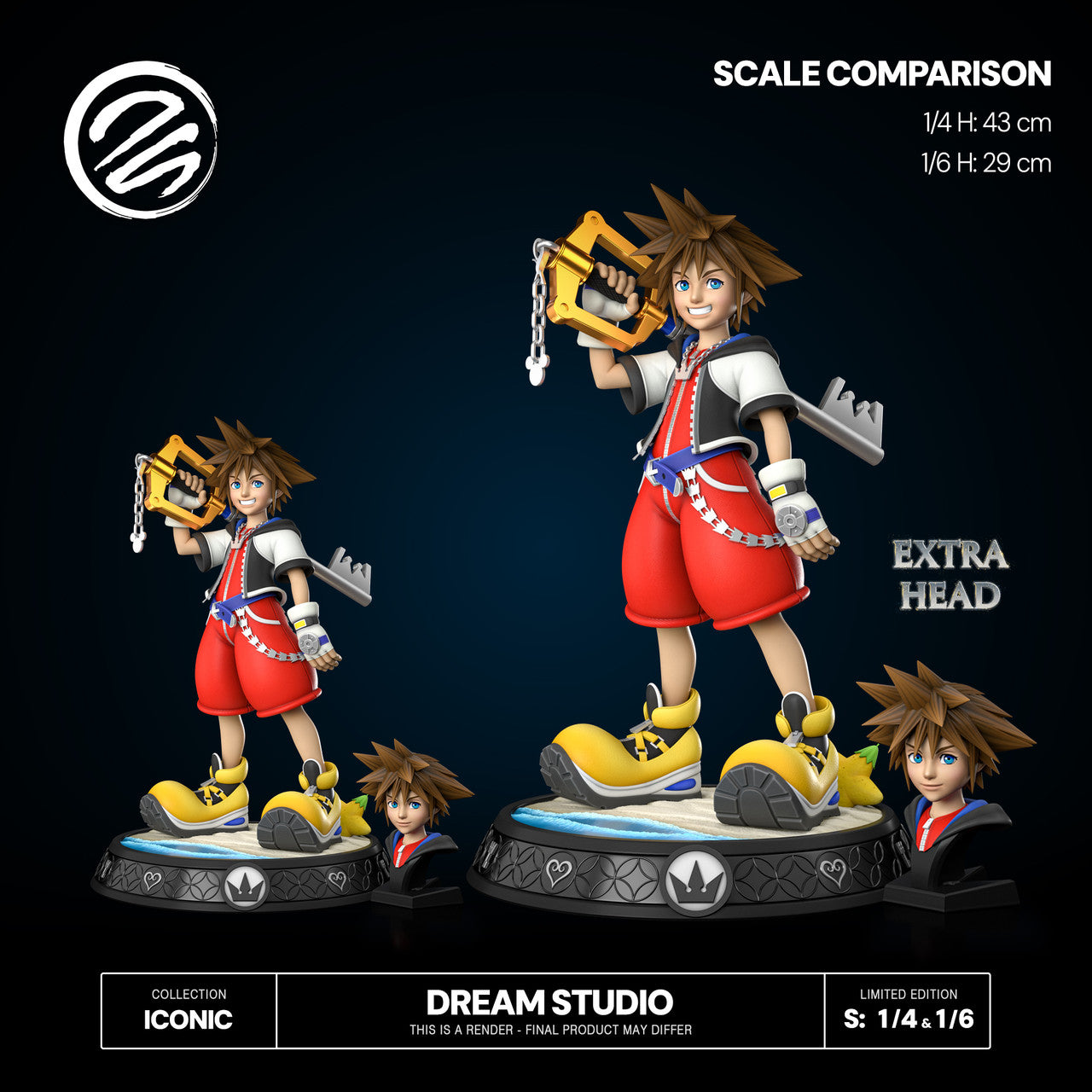 [Pre-Order] Dream Studio - Statue - Sora - kingdom Hearts 1