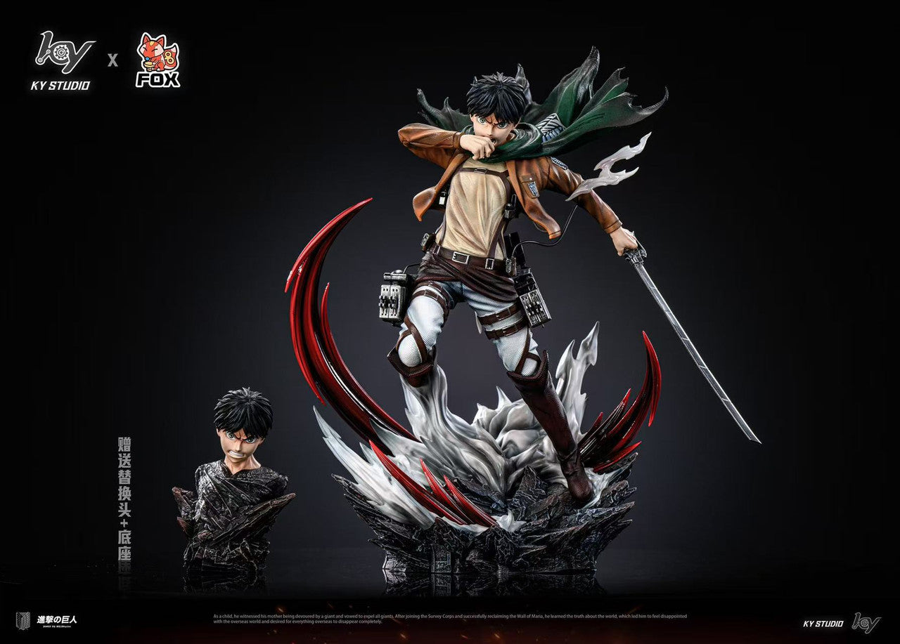 [Pre-Order] Fox Studio X KY Studio - Statue - #1 Eren - Attack on Titan