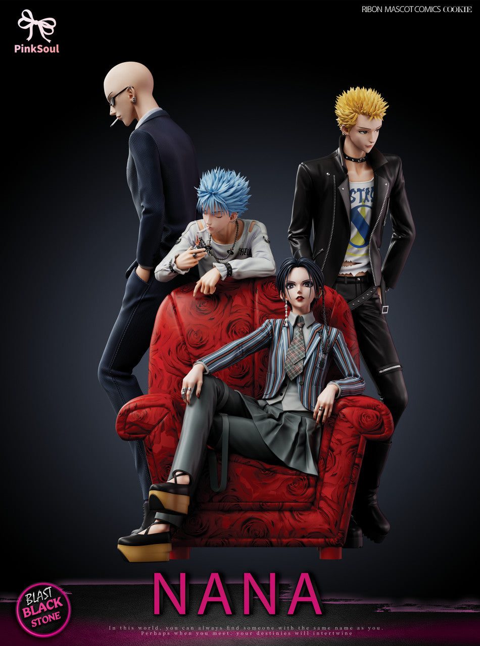 [Pre-Order] Pinksoul Studio - Statue - Nana Osaki X Yasushi Takagi X Nobuo Terashima X Shinichi Okazaki - NANA