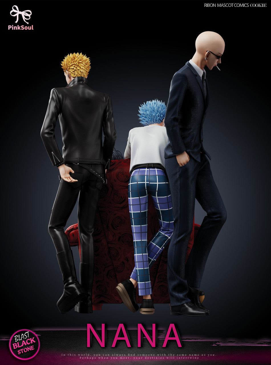 [Pre-Order] Pinksoul Studio - Statue - Nana Osaki X Yasushi Takagi X Nobuo Terashima X Shinichi Okazaki - NANA