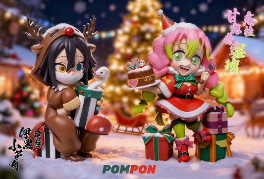 [Pre-Order Closed] PomPon Studio - Statue - Demon Slayer - Iguro Obanai & Kanroji Mitsuri