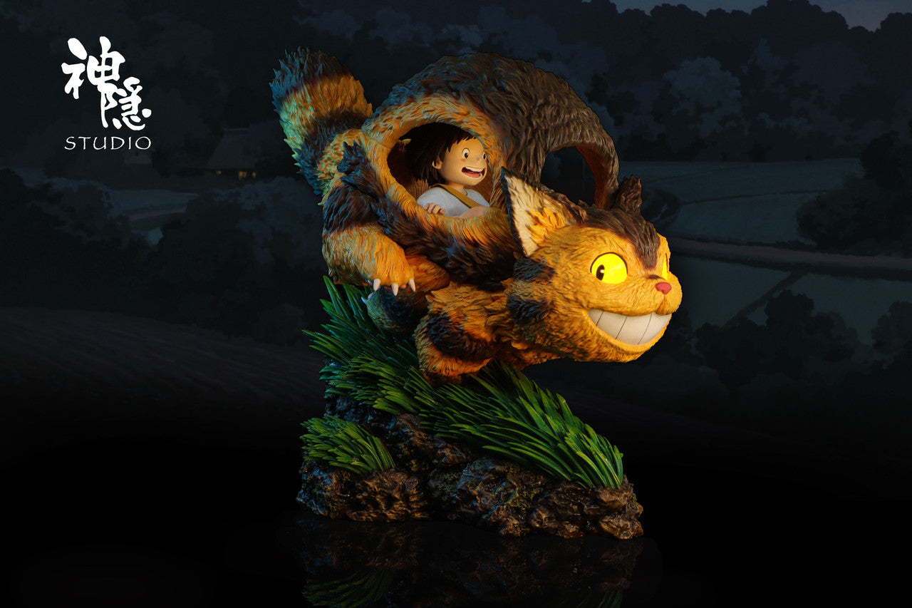 [Pre-Order] Shen Yin Studio - Statue - My Neighbor Totoro - Mei & Cat Bus with LED