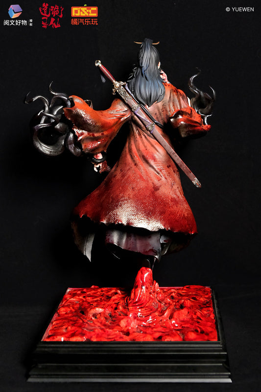 [Pre-Order Closed] ORANGE SODA COLLECTIBLES (JQLW Studio) X YUE WEN HAO WU  - Statue - Original - Gui Dao Yi Xian (Dao of the Bizarre Immortal) Li Huo Wang (Licensed)