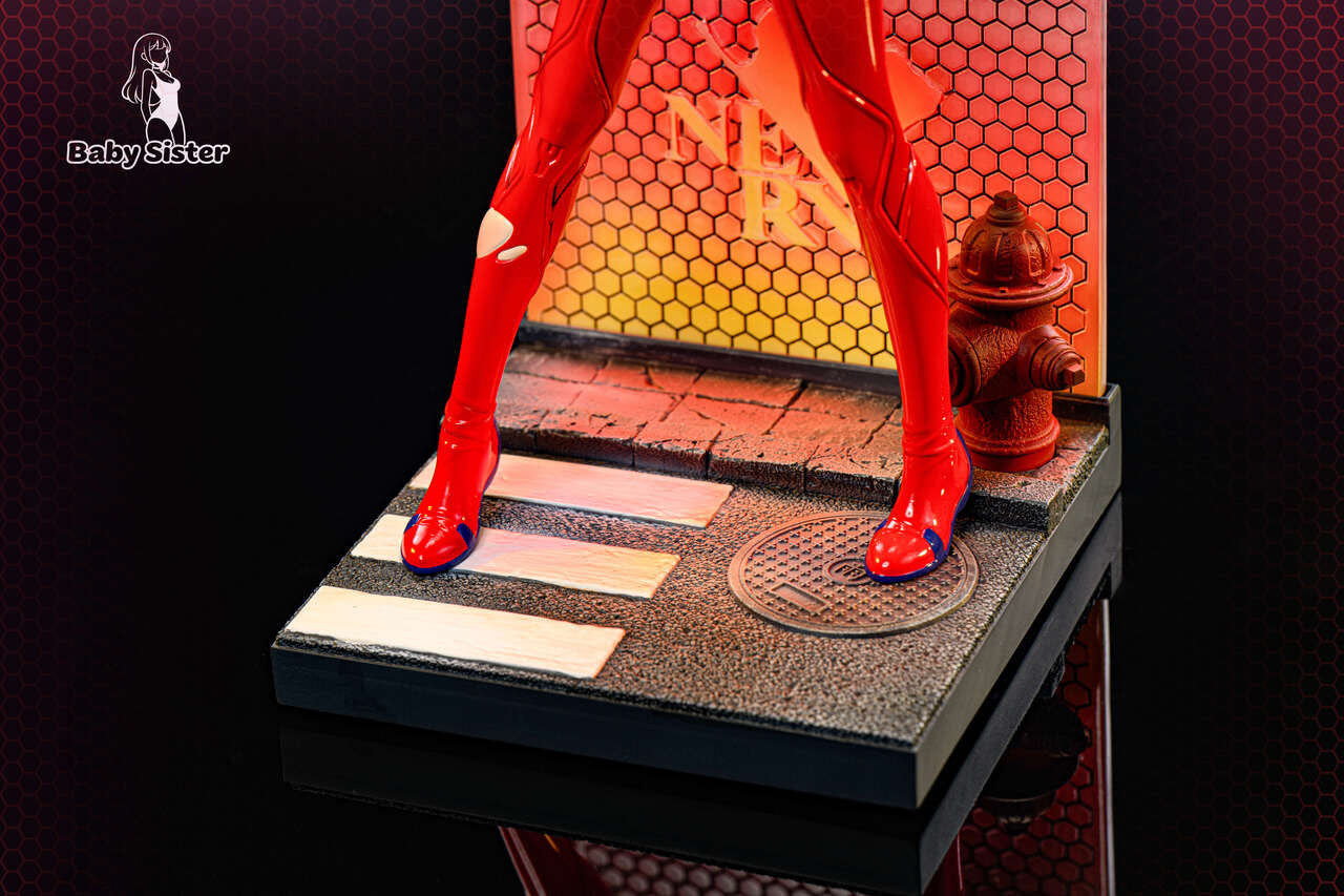 [Pre-Order] Baby Sister Studio - Statue - Asuka with LED Neon Genesis Evangelion