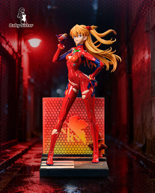 [Pre-Order] Baby Sister Studio - Statue - Asuka with LED Neon Genesis Evangelion