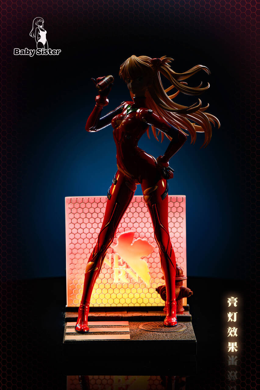 [Pre-Order] Baby Sister Studio - Statue - Asuka with LED Neon Genesis Evangelion