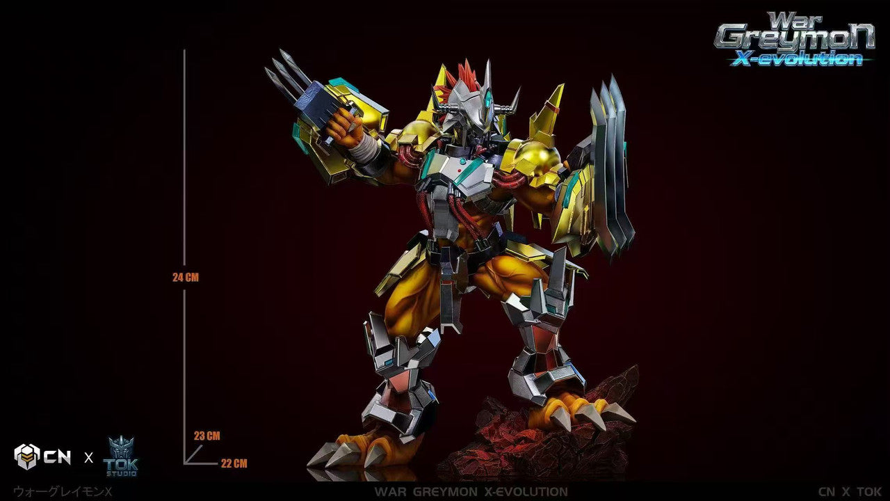 [Pre-Order] Crazy Nest Studio & TOK Studio - Statue - Digimon - War Greymon X Antibody Digimon