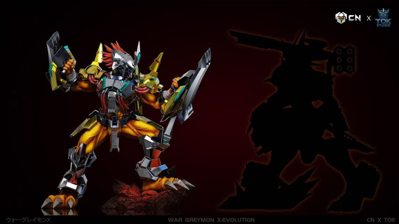 [Pre-Order] Crazy Nest Studio & TOK Studio - Statue - Digimon - War Greymon X Antibody Digimon