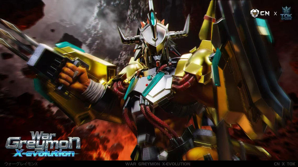 [Pre-Order] Crazy Nest Studio & TOK Studio - Statue - Digimon - War Greymon X Antibody Digimon