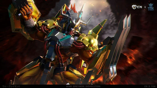 [Pre-Order] Crazy Nest Studio & TOK Studio - Statue - Digimon - War Greymon X Antibody Digimon