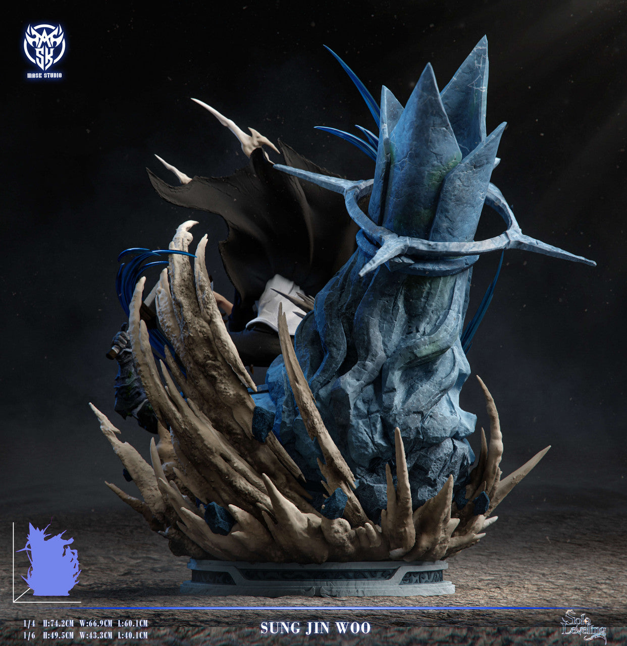 [Pre-Order] Mask Studio - Statue - Sung Jin Woo VS Statue of God Solo Leveling