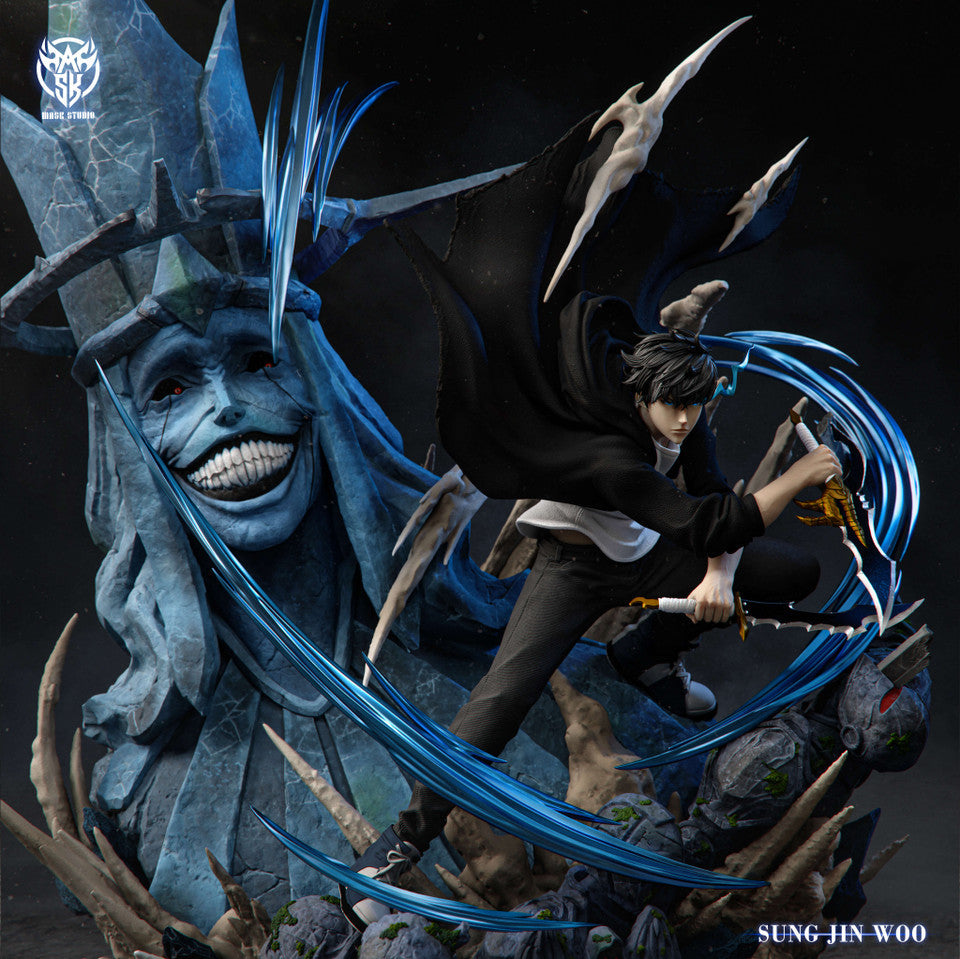 [Pre-Order] Mask Studio - Statue - Sung Jin Woo VS Statue of God Solo Leveling