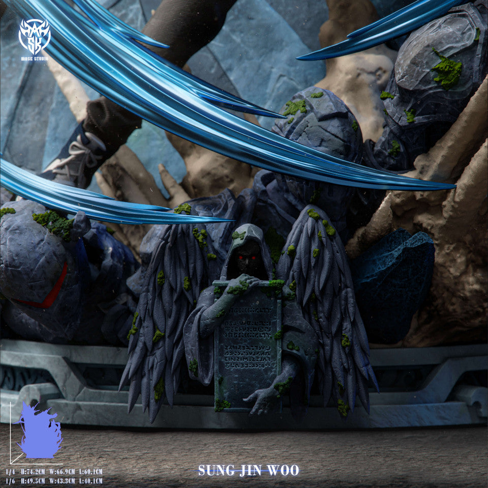 [Pre-Order] Mask Studio - Statue - Sung Jin Woo VS Statue of God Solo Leveling
