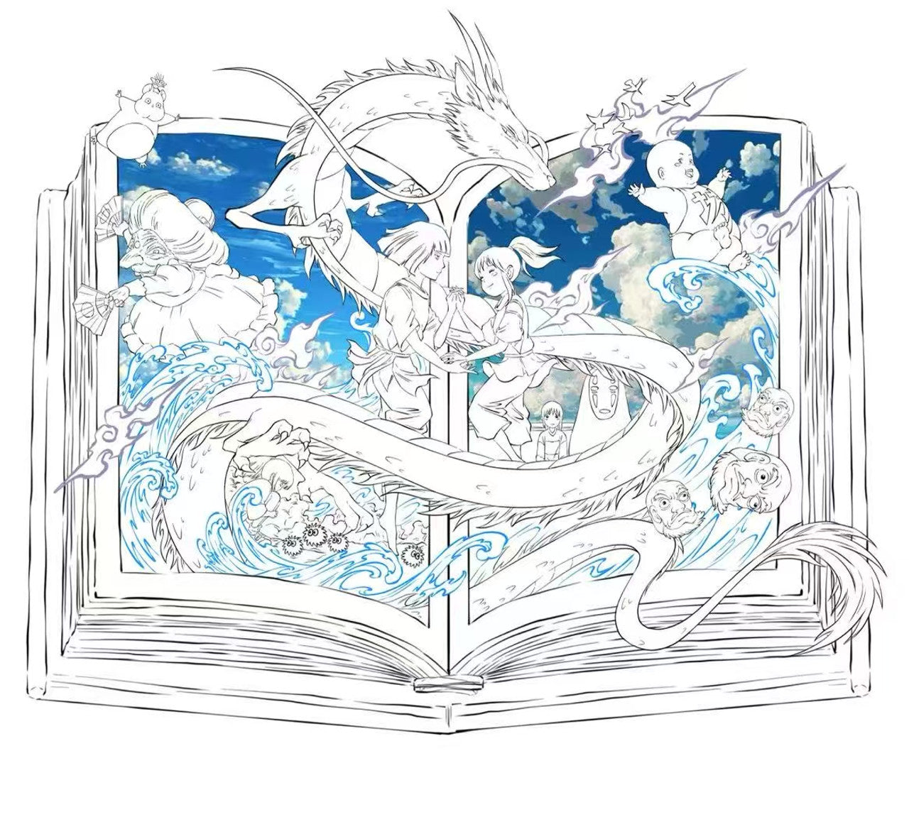 [Pre-Order] WAWA Studio - Statue - Hayao Miyazaki Book Series #1 My Neighbor Totoro