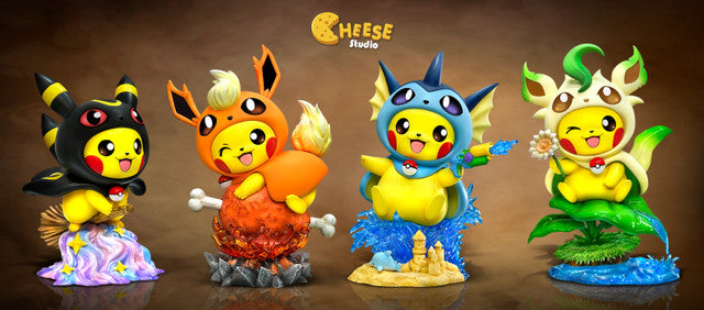 [Pre-Order Closed] CHEESE Studio - Statue - Pokémon Pikachu cosplaying as Vaporeon
