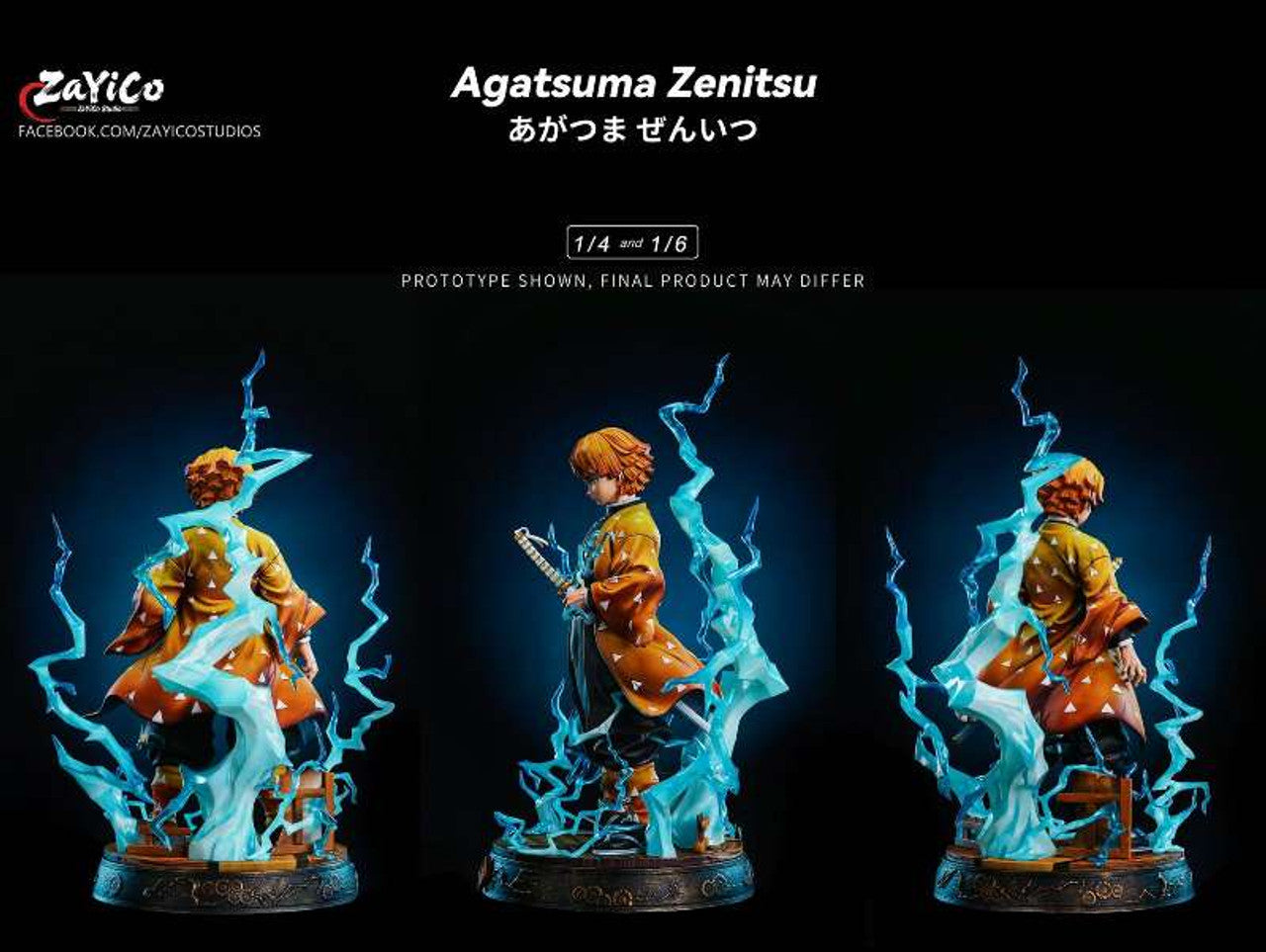[Pre-Order] Zayico Studio - Statue - Agatsuma Zenitsu Demon Slayer
