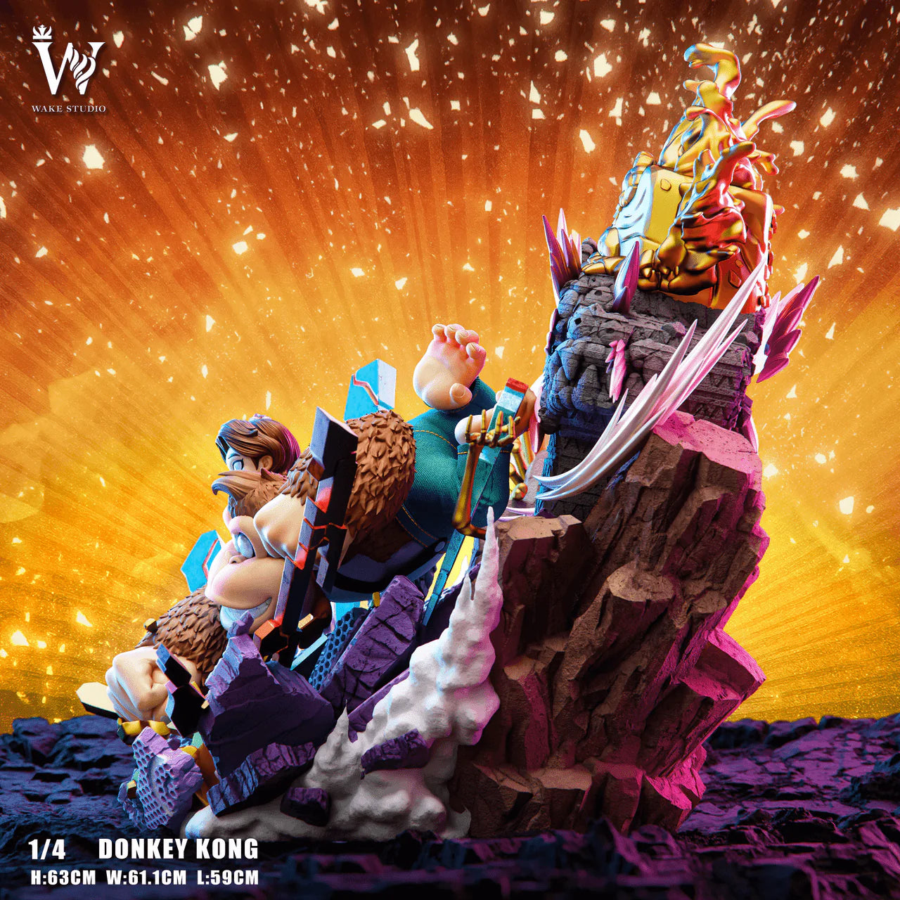 [Pre-Order] Wake Studio - Statue - Donkey Kong Bananza Donkey Kong