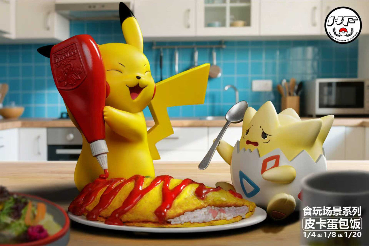 [Pre-Order] King Finger Studio - Statue - Pikachu Omurice Pokémon