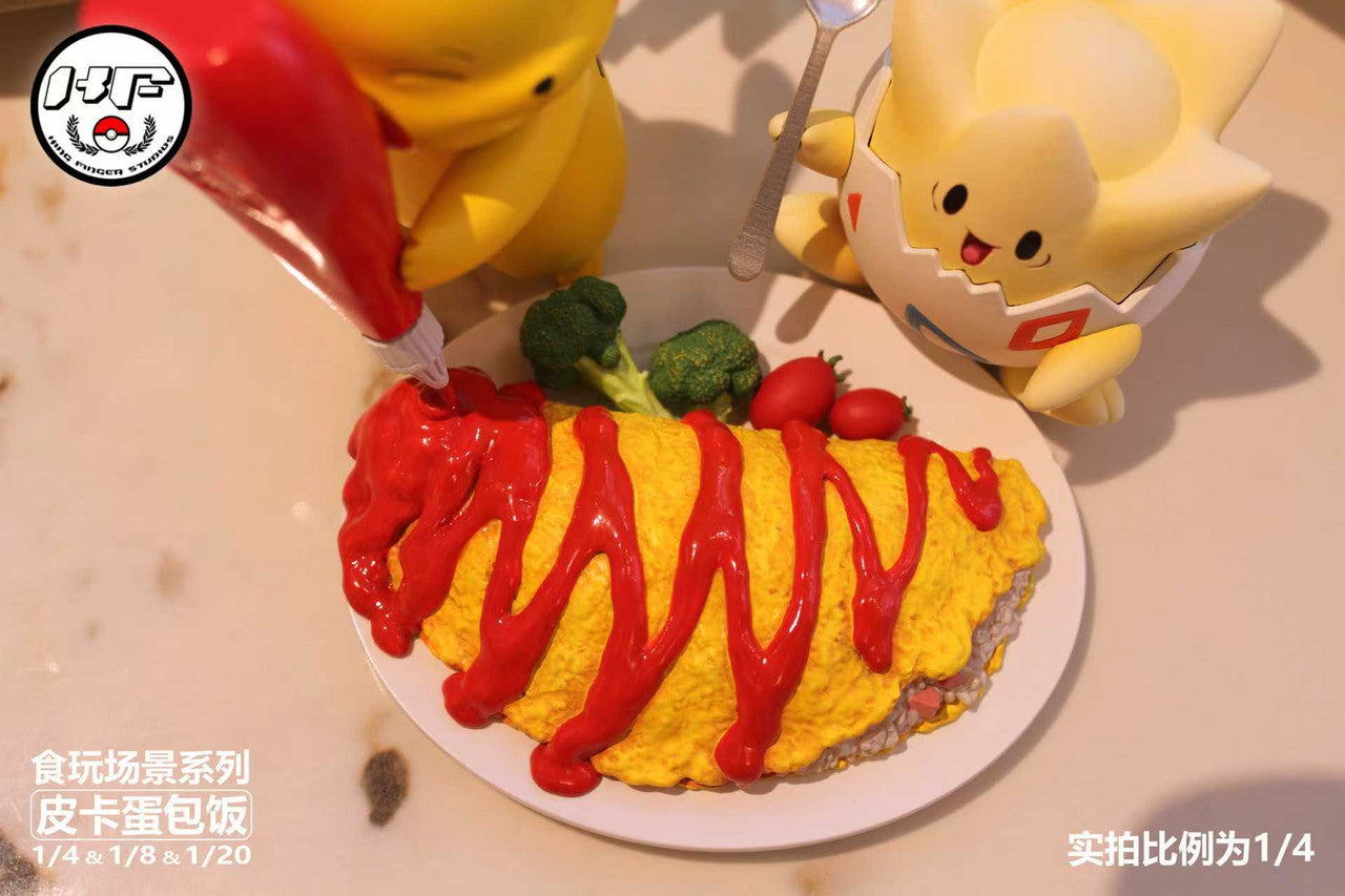 [Pre-Order] King Finger Studio - Statue - Pikachu Omurice Pokémon
