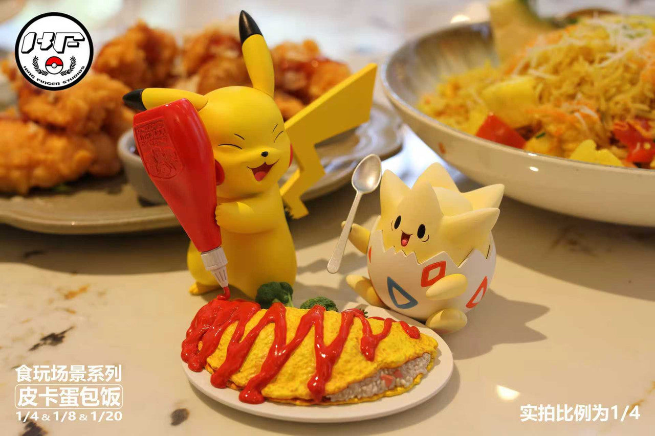 [Pre-Order] King Finger Studio - Statue - Pikachu Omurice Pokémon