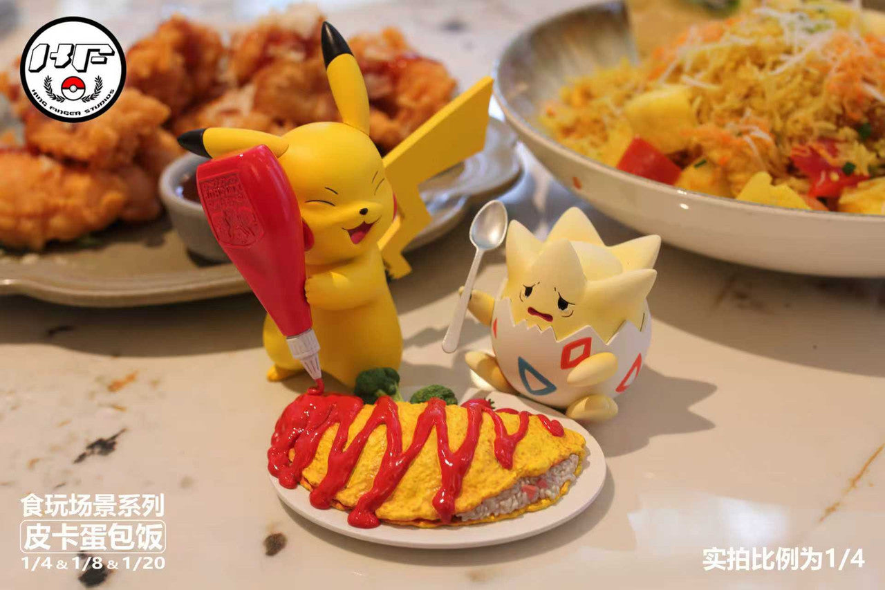 [Pre-Order] King Finger Studio - Statue - Pikachu Omurice Pokémon