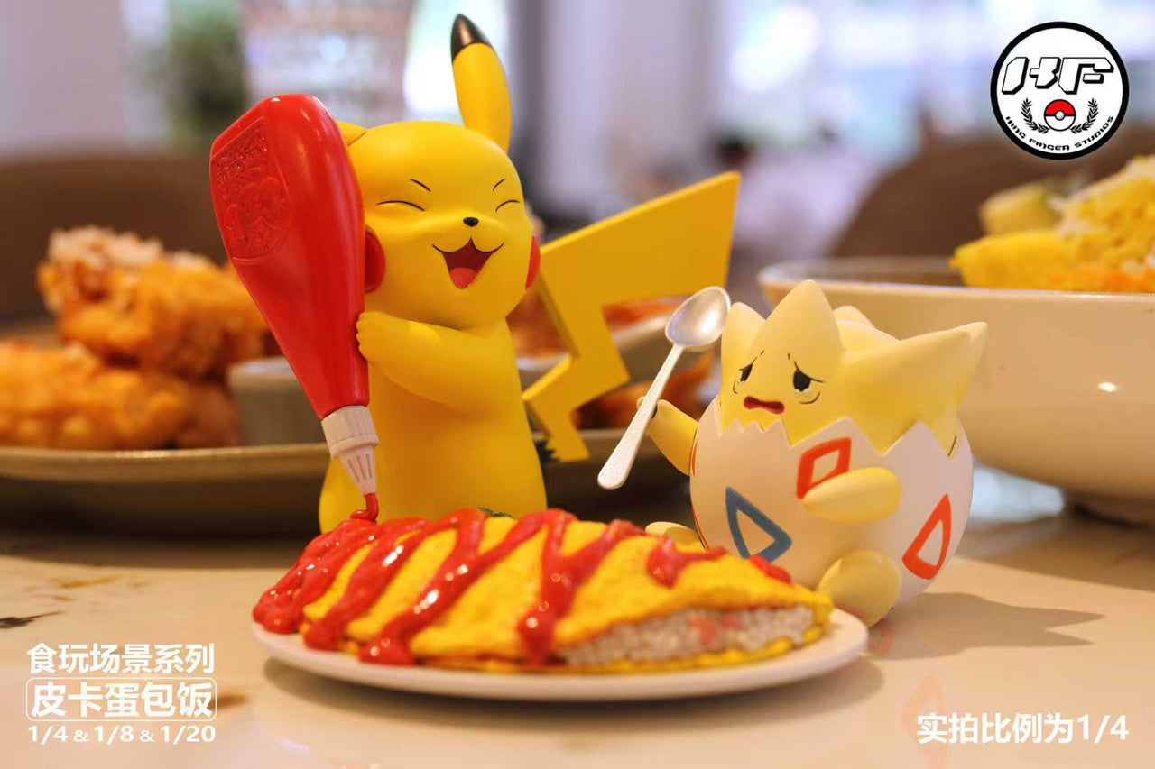 [Pre-Order] King Finger Studio - Statue - Pikachu Omurice Pokémon