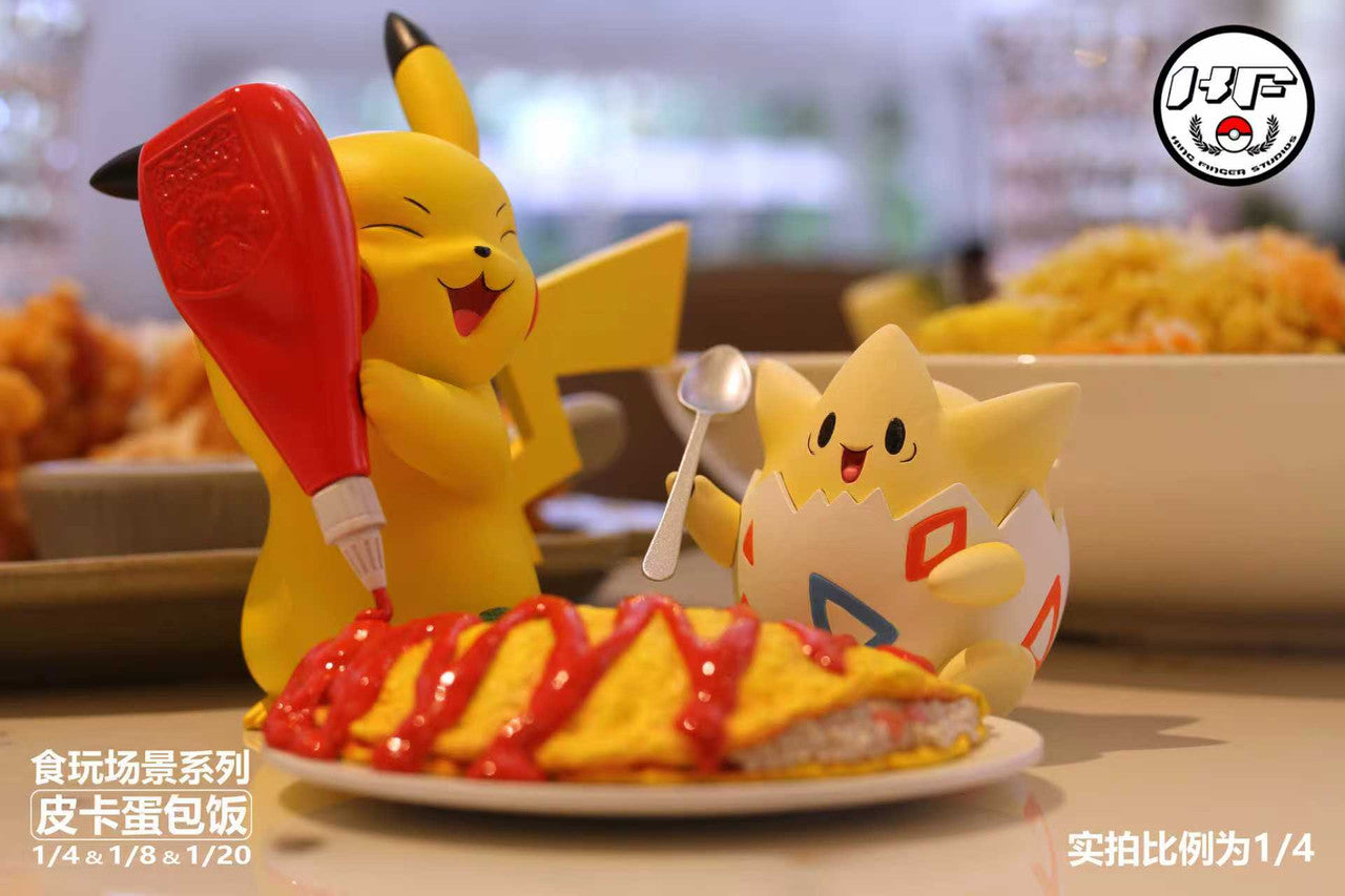 [Pre-Order] King Finger Studio - Statue - Pikachu Omurice Pokémon