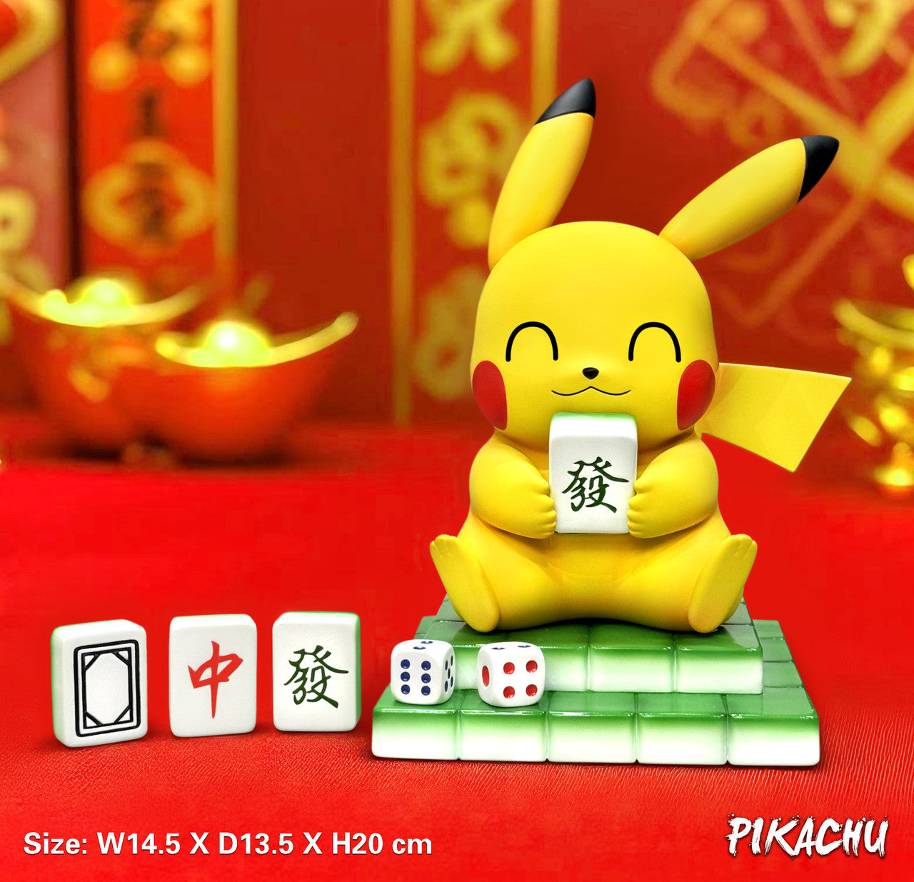 [Pre-Order] EGG Studio - Statue - Pokémon - Pikachu playing Mahjong