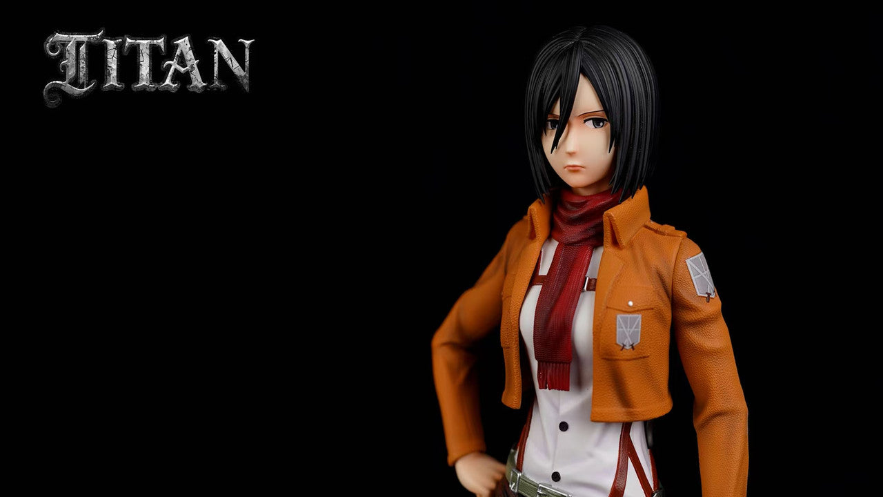 [Pre-Order] TITAN Studio - Statue - 104th Training Corps #9 #10 Mikasa X Instructor Attack on Titan