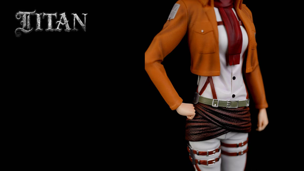 [Pre-Order] TITAN Studio - Statue - 104th Training Corps #9 #10 Mikasa X Instructor Attack on Titan