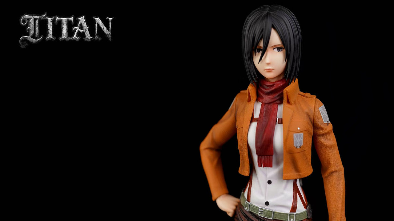 [Pre-Order] TITAN Studio - Statue - 104th Training Corps #9 #10 Mikasa X Instructor Attack on Titan