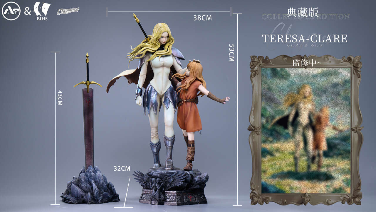 [Pre-Order] AT & BIHS Studio - Statue - Claymore - Teresa & Clare