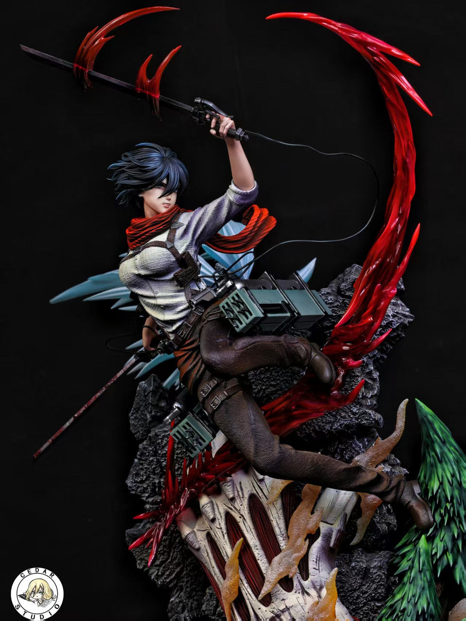 [Pre-Order] Cedar Studio - Statue - Mikasa Ackerman Attack on Titan