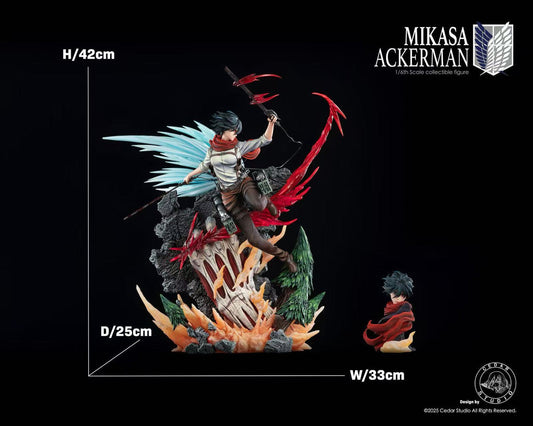 [Pre-Order] Cedar Studio - Statue - Mikasa Ackerman Attack on Titan