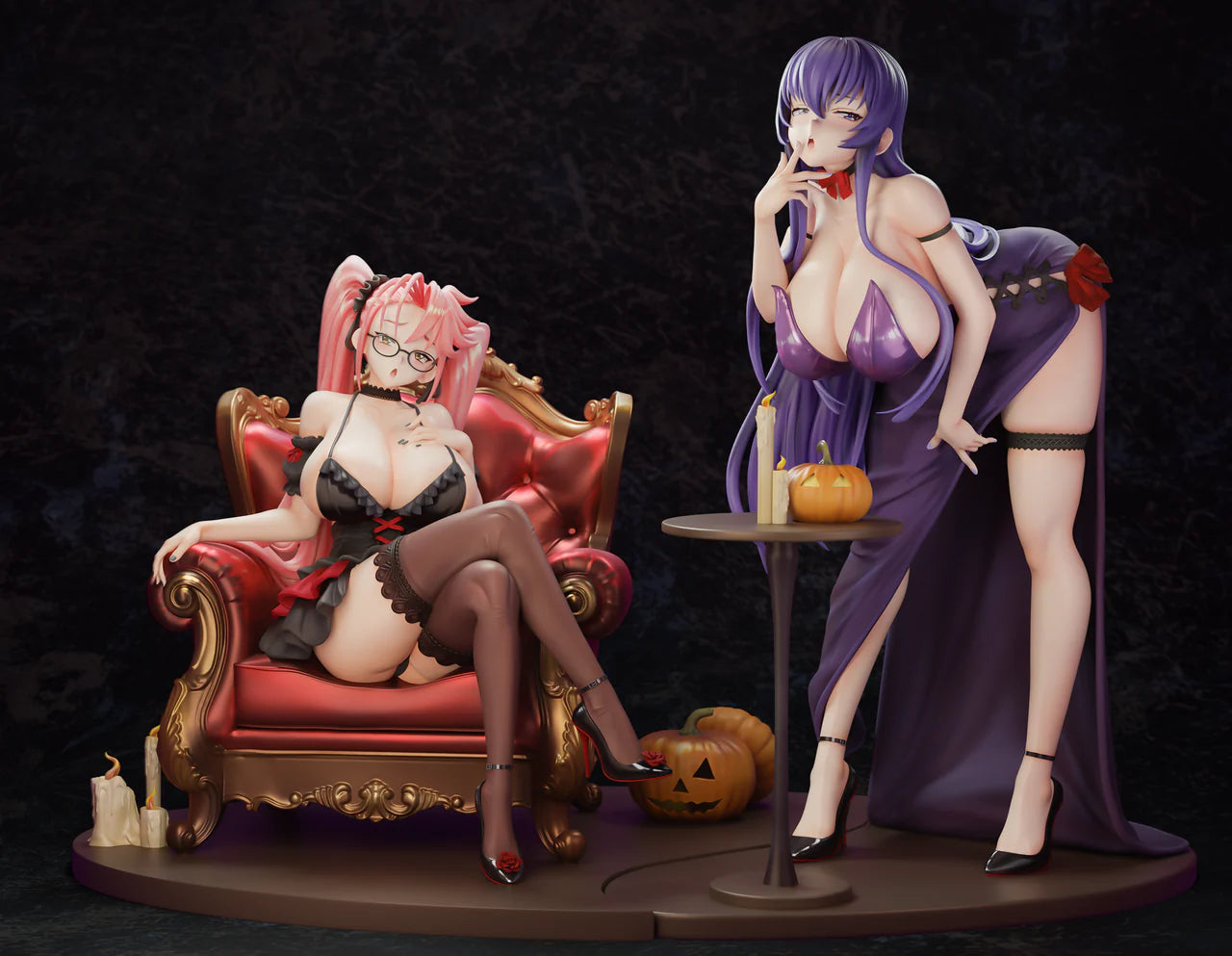 [Pre-Order] Green tea Studio - Statue - Saeko Busujima Halloween Party Highschool of the Dead