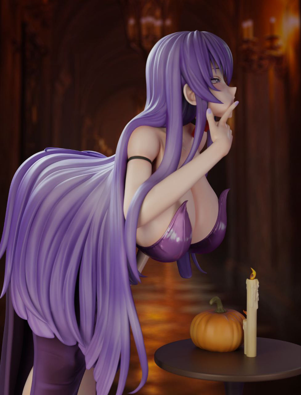 [Pre-Order] Green tea Studio - Statue - Saeko Busujima Halloween Party Highschool of the Dead