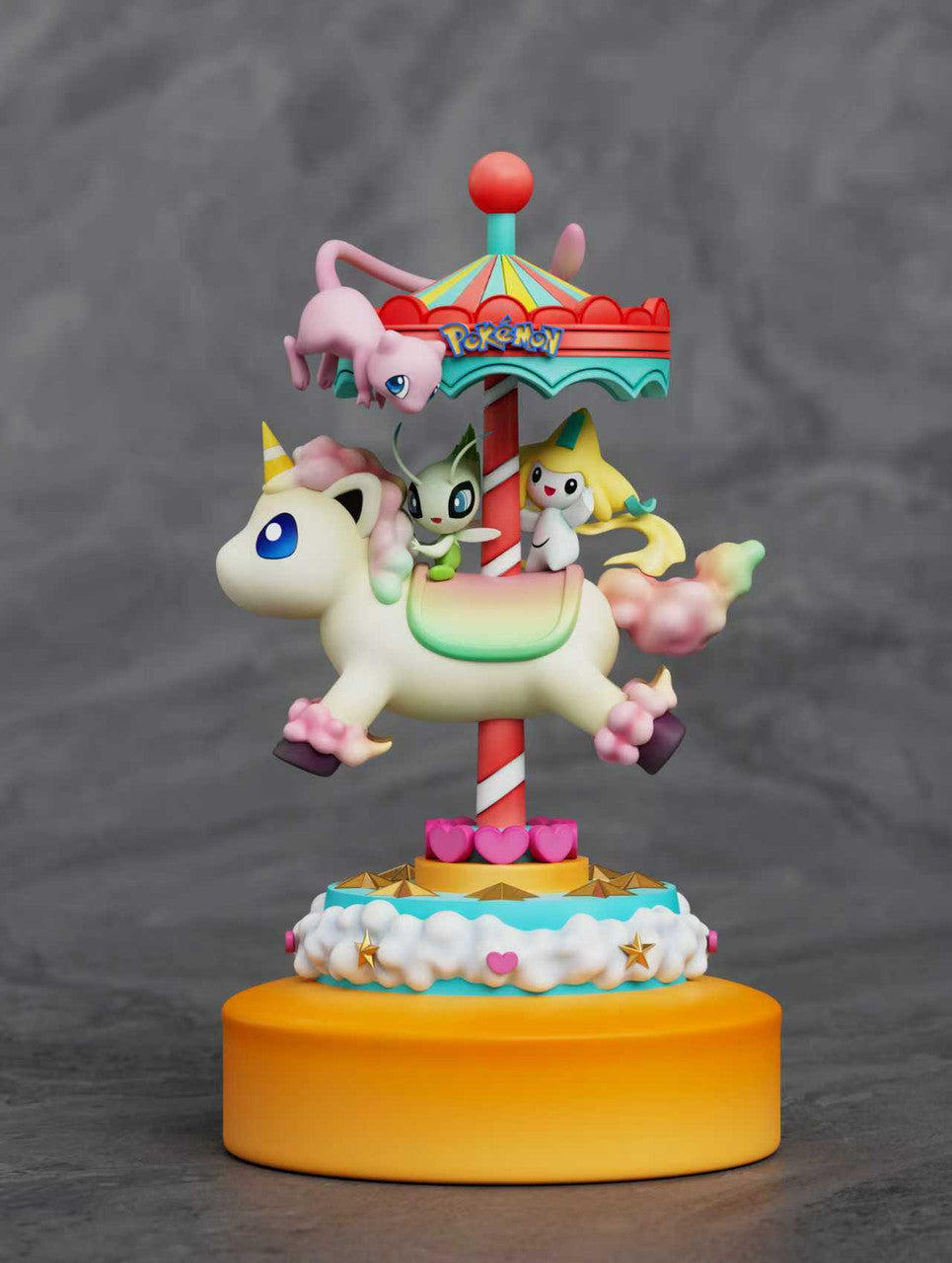 [Pre-Order] Sun Studio - Statue - Hobbyhorse Series #7 Mew X Celebi X Jirachi Pokémon