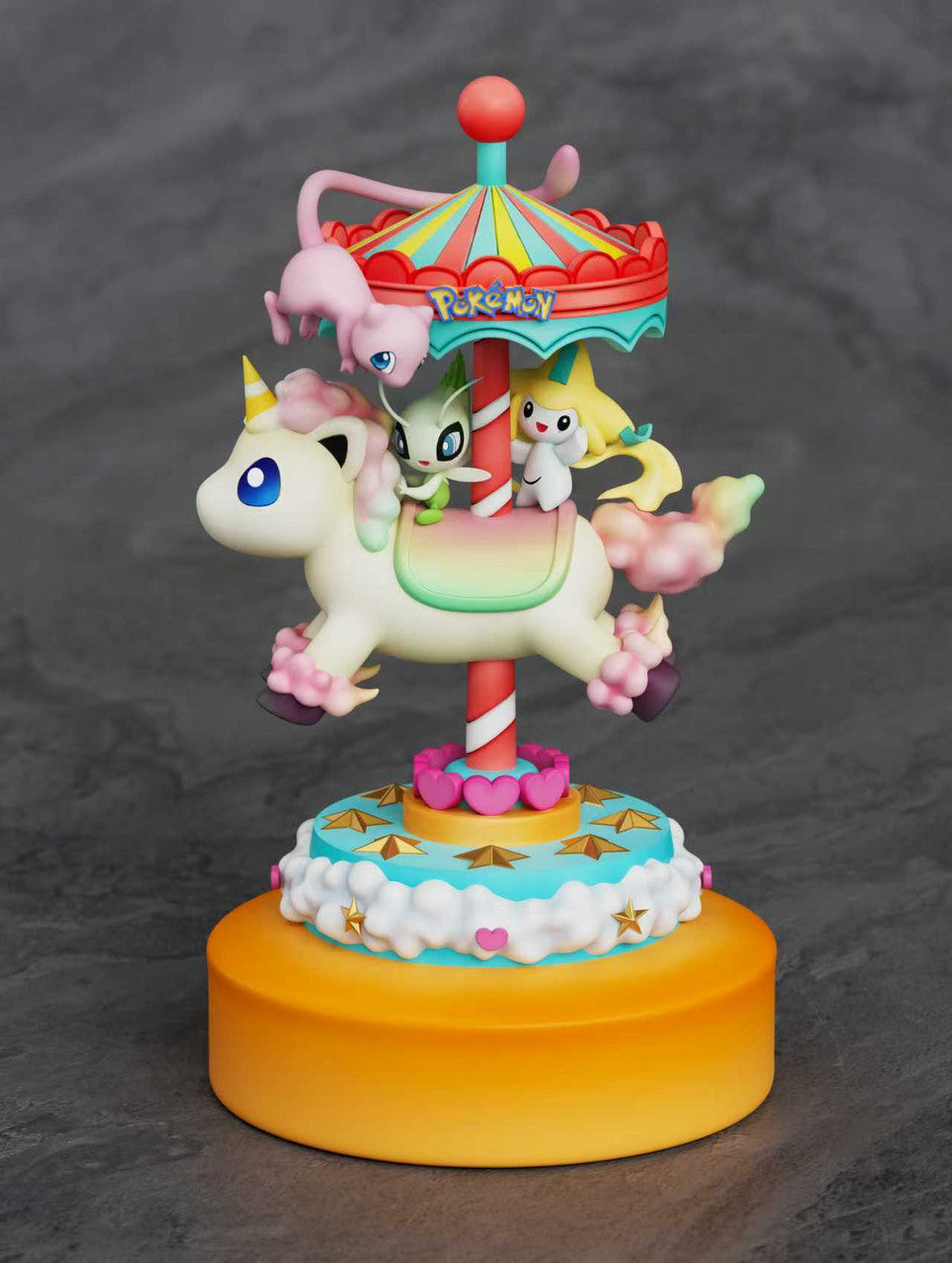 [Pre-Order] Sun Studio - Statue - Hobbyhorse Series #7 Mew X Celebi X Jirachi Pokémon