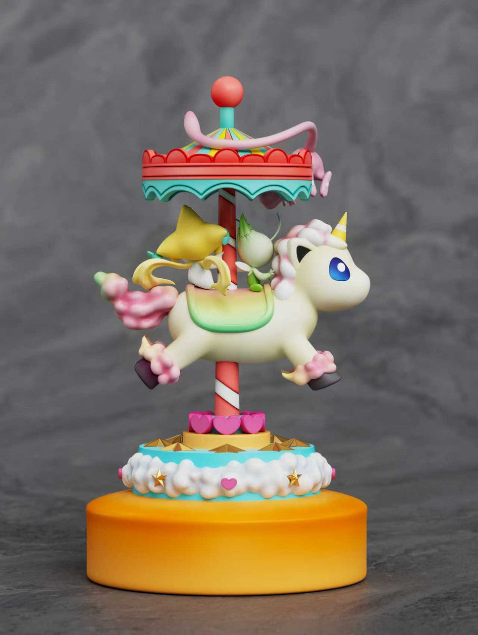 [Pre-Order] Sun Studio - Statue - Hobbyhorse Series #7 Mew X Celebi X Jirachi Pokémon