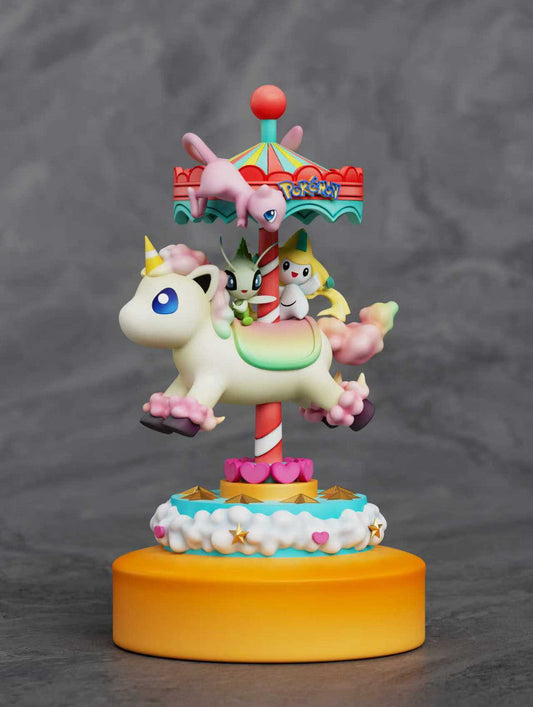 [Pre-Order] Sun Studio - Statue - Hobbyhorse Series #7 Mew X Celebi X Jirachi Pokémon