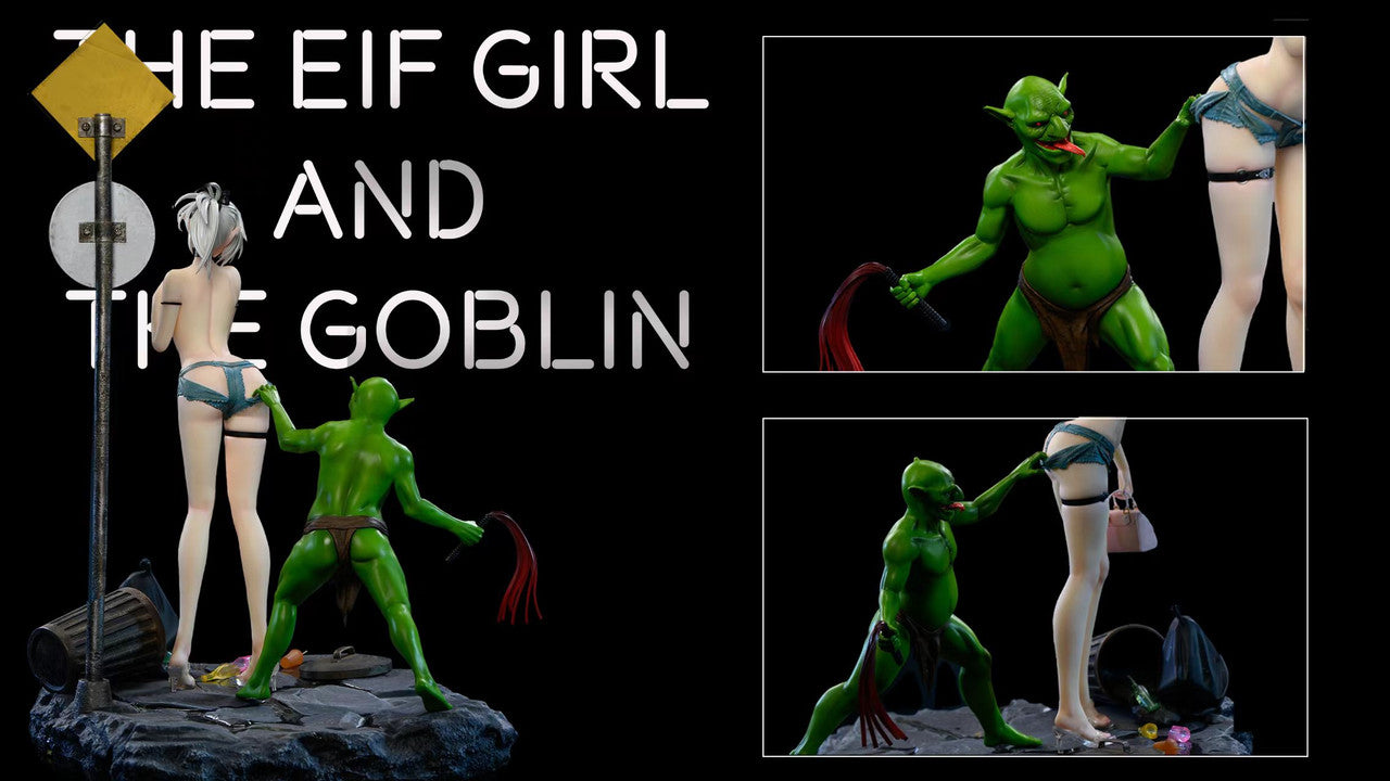 [Pre-Order] UP X ZZ Studio - Statue - Elf Girl and Goblin