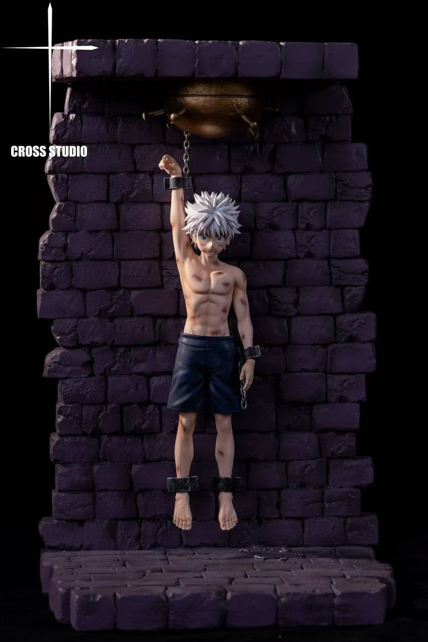 [Pre-Order Closed] Cross Studio - Statue - Hunter x Hunter Hanging and beating Killua